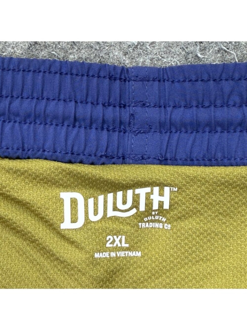 Duluth Trading Swim Trunks Men 2XL Blue 9" Liner Quick Dry Nanotex - Picture 7 of 16